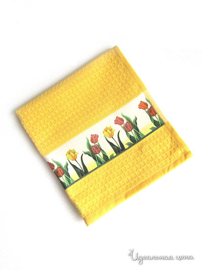 Полотенце Rimako, цвет цвет желтый / цветы