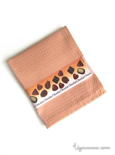 Полотенце Rimako, цвет цвет коричневый / конфетки