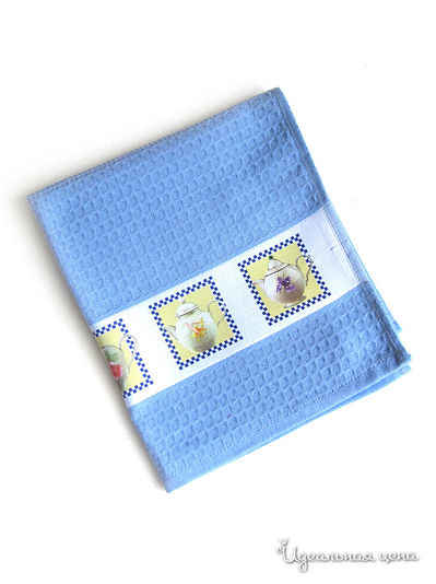 Полотенце Rimako, цвет цвет голубой/ чайники