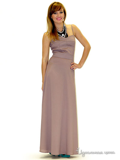 Платье MAY BE by Nastya Sergeeva, цвет цвет мокко