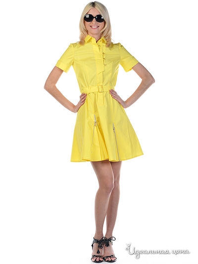 Платье MAY BE by Nastya Sergeeva, цвет цвет желтый