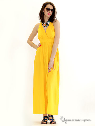 Платье MAY BE by Nastya Sergeeva, цвет цвет желтый