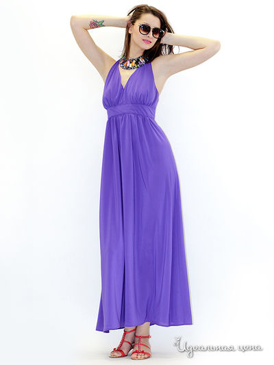 Платье MAY BE by Nastya Sergeeva, цвет цвет фиолетовый