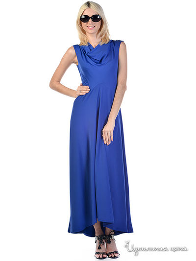 Платье MAY BE by Nastya Sergeeva, цвет цвет васильковый