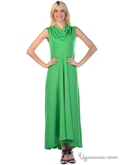 Платье MAY BE by Nastya Sergeeva, цвет цвет зеленый