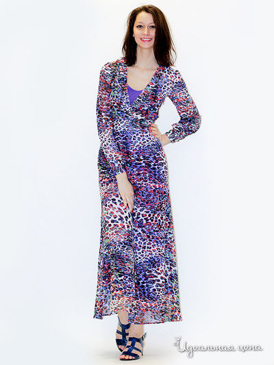 Платье MAY BE by Nastya Sergeeva, цвет цвет голубой