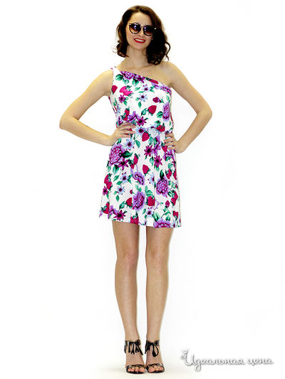 Платье MAY BE by Nastya Sergeeva, цвет цвет розово-фиолетовый / фруктовый