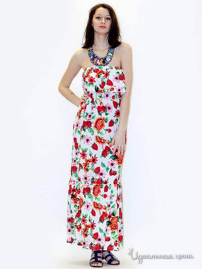 Платье MAY BE by Nastya Sergeeva, цвет цвет красный / фруктовый