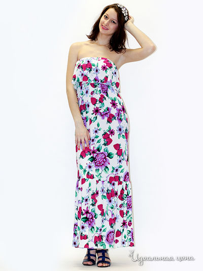 Платье MAY BE by Nastya Sergeeva, цвет цвет розовый / фруктовый