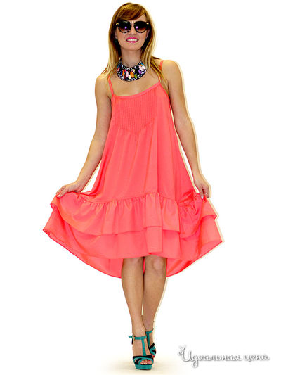 Платье MAY BE by Nastya Sergeeva, цвет цвет розовый