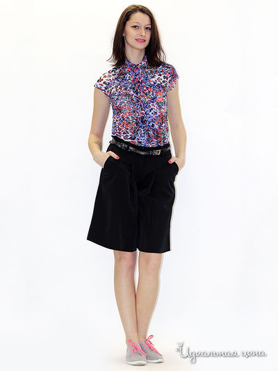 Юбка-шорты MAY BE by Nastya Sergeeva, цвет цвет черный