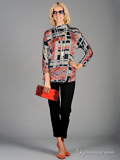 Брюки MAY BE by Nastya Sergeeva, цвет цвет черный