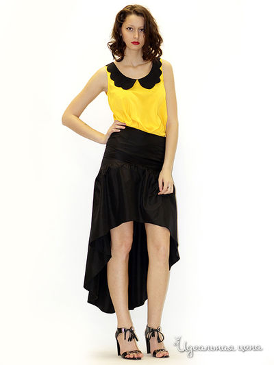 Юбка MAY BE by Nastya Sergeeva, цвет цвет черный