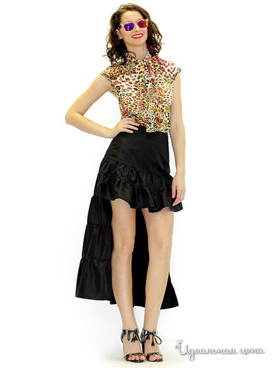 Юбка MAY BE by Nastya Sergeeva, цвет цвет черный