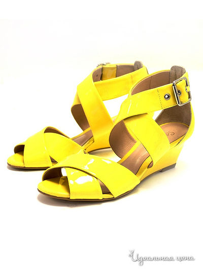 Босоножки Capriccio, цвет цвет желтый