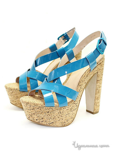 Босоножки Capriccio, цвет цвет песочный / лазурный