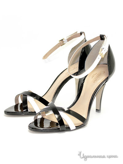 Босоножки Capriccio, цвет цвет бежевый / черный