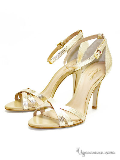 Босоножки Capriccio, цвет цвет бежево-золотистый