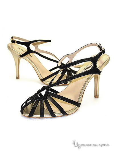 Босоножки Klimini, цвет цвет черный / золотой