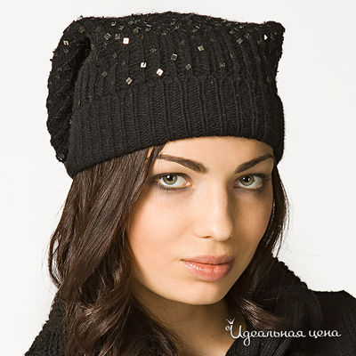 Шапка Pinko, цвет цвет черный