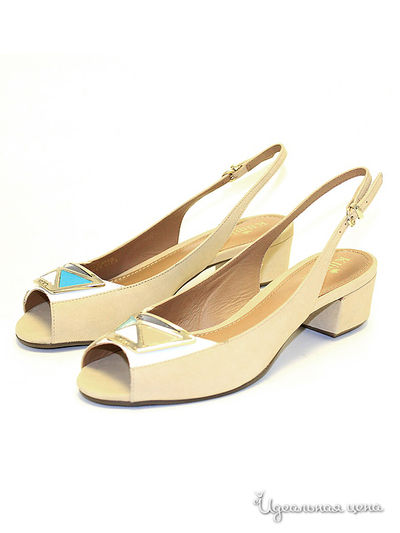 Босоножки Klimini, цвет цвет песочно-бежевый