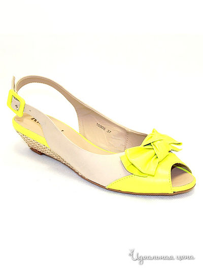 Босоножки Klimini, цвет цвет желтый