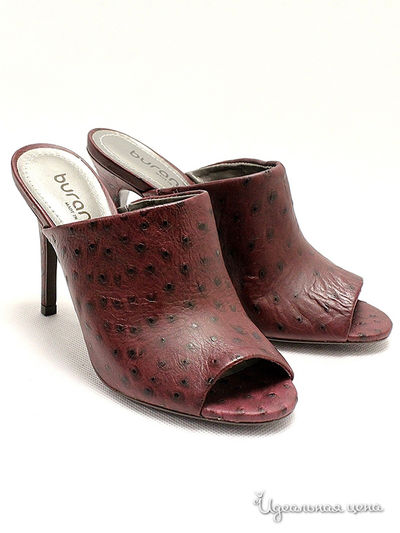 Босоножки Burana, цвет цвет коричнево-бордовый