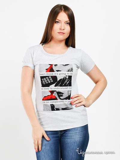 Футболка Liberavita, цвет цвет серый