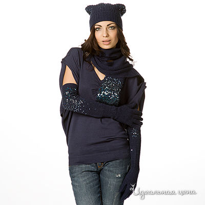 Шарф Pinko, цвет цвет темно-синий