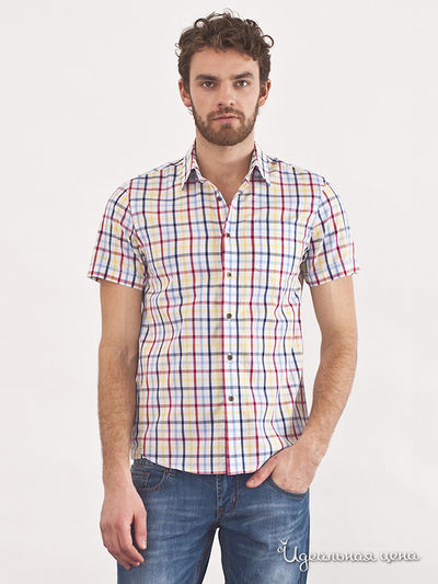 Рубашка Liberavita, цвет цвет желтый / клетка