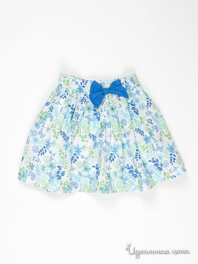 Юбка 5 10 15, цвет цвет белый / голубой