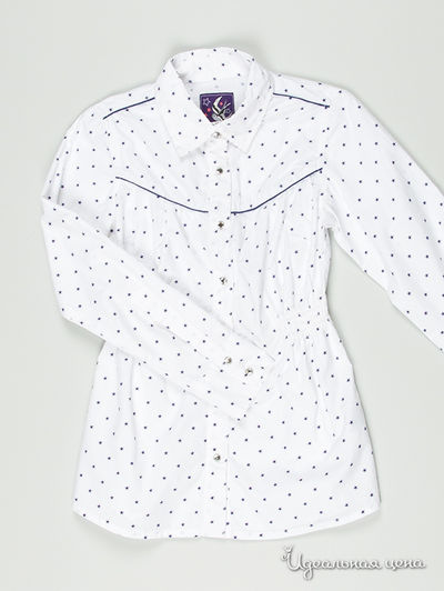 Блуза 5 10 15, цвет цвет белый