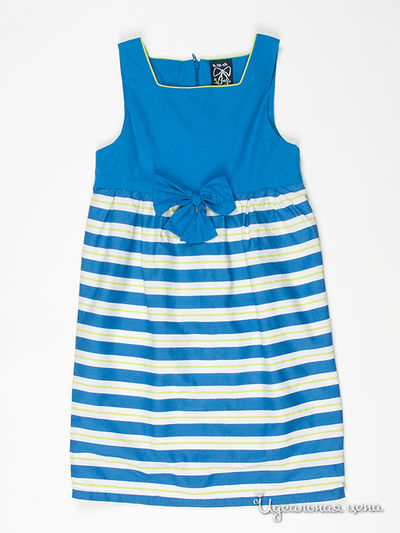 Платье 5 10 15, цвет цвет голубой / белый