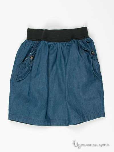 Юбка 5 10 15, цвет цвет джинсовый