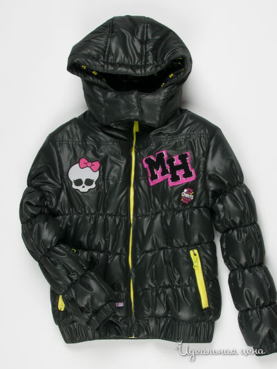 Пуховик Tvmania, цвет цвет черный с желтым