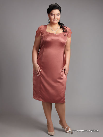 Платье Natura, цвет цвет коралловый