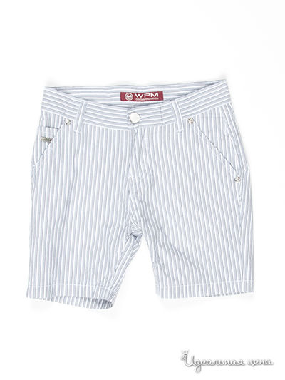Шорты WPM, цвет цвет белый / серая полоска