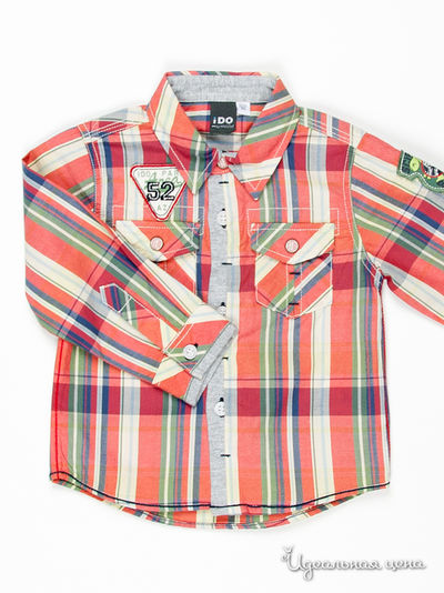 Сорочка IDO, цвет цвет темно-зеленый