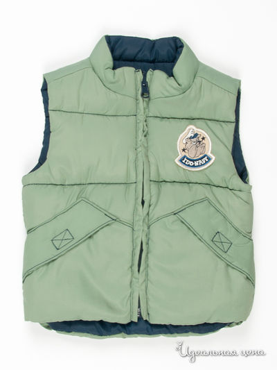 Жилет IDO, цвет цвет хаки / синий