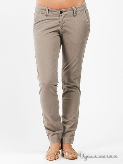 Брюки Pepe Jeans London, цвет цвет серо-бежевый