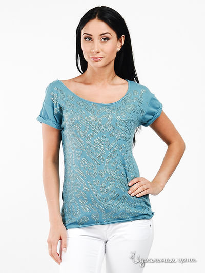 Футболка Pepe Jeans London, цвет цвет морской волны