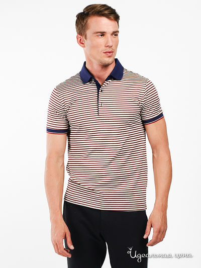 Футболка UF4M, цвет цвет синий / бордовый