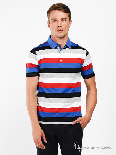 Футболка UF4M, цвет цвет синий / мультиколор