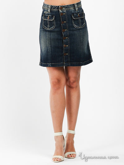 Юбка Pepe Jeans London, цвет цвет синий