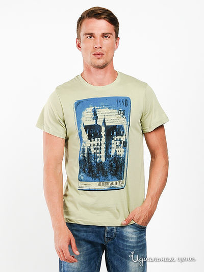 Футболка G-Go, цвет цвет оливковый