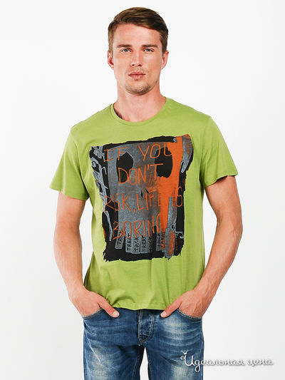 Футболка G-Go, цвет цвет фисташковый