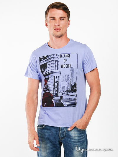 Футболка G-Go, цвет цвет сиреневый