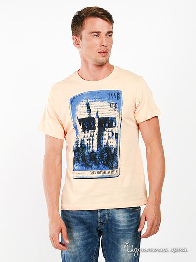 Футболка G-Go, цвет цвет персиковый