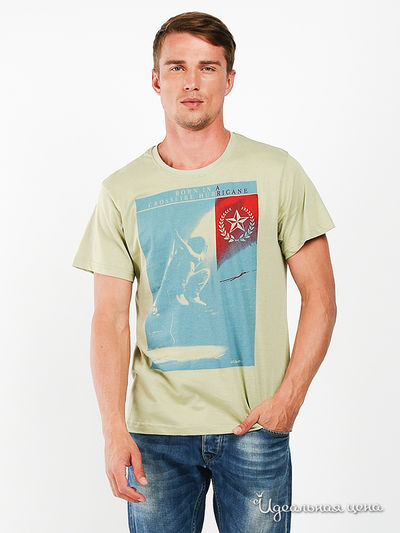 Футболка G-Go, цвет цвет оливковый