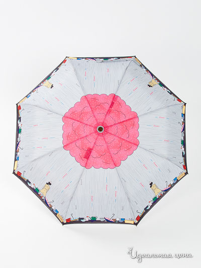Зонт Moschino, цвет цвет серый